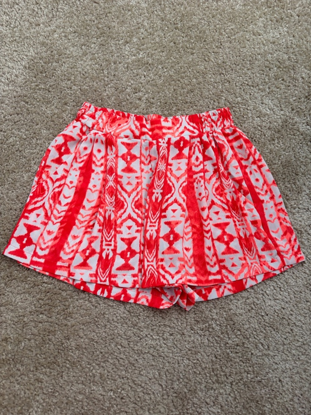 Sis Sis Pleated Silky High Rise Shorts